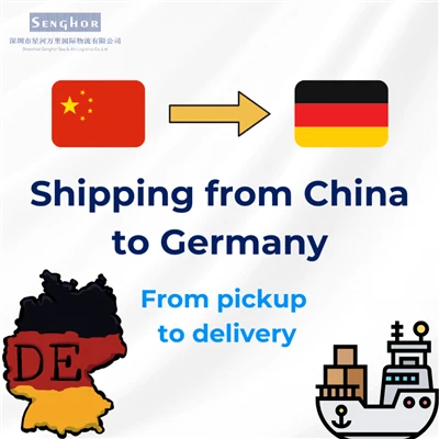 Envio da China para a Alemanha